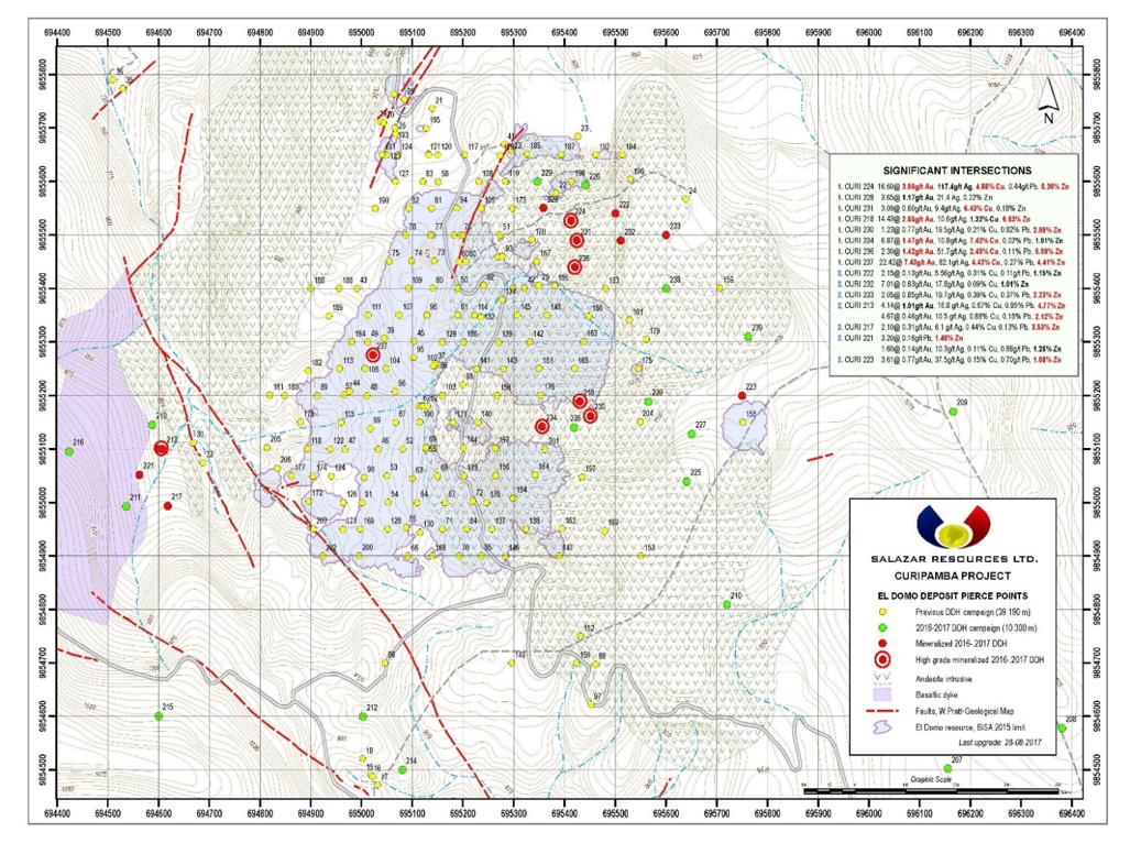 El Domo Deposit – Pierce Point Map